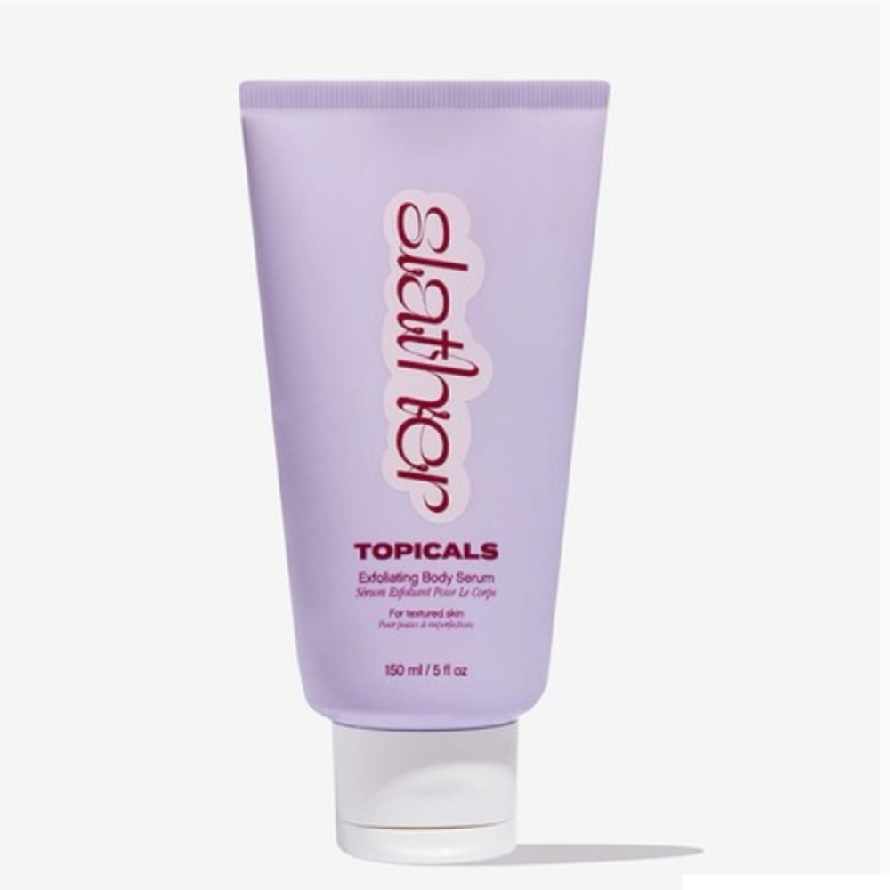 Topicals Slather Exfoliating Body Serum, Moisturizing Body Serum, Skincare Serum